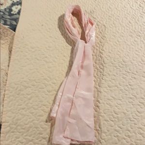 Light pink scarf 10x53”